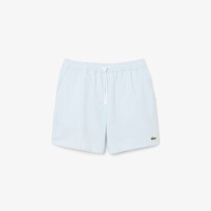 Lacoste - Boxer mare testurizzati a righe di media lunghezza