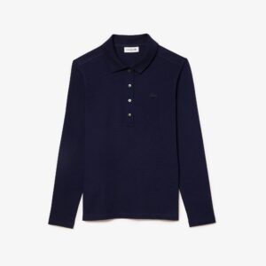 Lacoste - Polo in mini piqué elasticizzato slim fit L.12.D