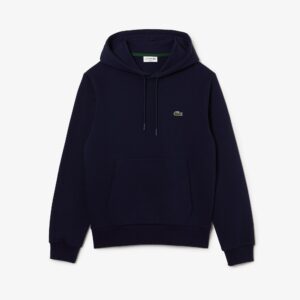Lacoste - Felpa con cappuccio in pile