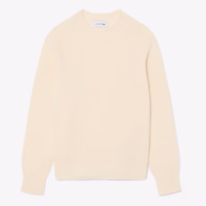 Lacoste - Maglione in lana cardata 3D